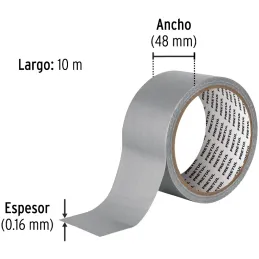 Cintas Ducte Tape 48mm x10m Resistente a Temperaturas Pretul 20528 Pretul-Cintas Ducte Tape 48mm x10m Resistente a Temperaturas 