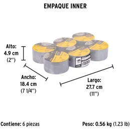 Cintas Ducte Tape 48mm x10m Resistente a Temperaturas Pretul 20528 Pretul-Cintas Ducte Tape 48mm x10m Resistente a Temperaturas 