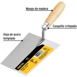 Plancha de Batir 7", en acero al medio carbono, para Albañaleria, CT-7PPB 20610 Pretul Pretul-Plancha de Batir 7", en acero al m