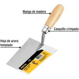 Plancha de Batir 6", en acero al medio carbono, para Albañaleria, CT-6PPB 20609 Pretul Pretul-Plancha de Batir 6", en acero al m