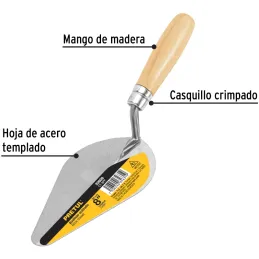 Badilejo Soldado 8", en acero al carbono, para Albañileria, CT-8PP 20608 Pretul Pretul-Badilejo Soldado 8", en acero al carbono,
