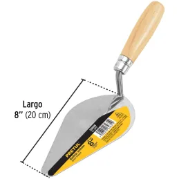 Badilejo Soldado 8", en acero al carbono, para Albañileria, CT-8PP 20608 Pretul Pretul-Badilejo Soldado 8", en acero al carbono,