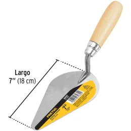 Badilejo Soldado 7", en acero al carbono, para Albañileria, CT-7PP 20607 Pretul Pretul-Badilejo Soldado 7", en acero al carbono,