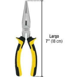 Alicates de punta y corte 7" ComfortGrip Acarbono MangoPVC Pretul 22677 Pretul-Alicates de punta y corte 7" ComfortGrip Acarbono
