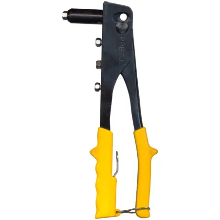 Remachadora 4 Boquillas intercambiable 3/32 1/8 5/32 3/16 Pulgadas Largo 10" incluye llave y Remache, RE-10PX 22851 Pretul Pretu