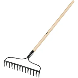 Rastrillos 34cm 14 dientes, Mango 122cm 48" Jardinero Pretul R-14AL-P 25054 Pretul-Rastrillos 34cm 14 dientes, Mango 122cm 48" J