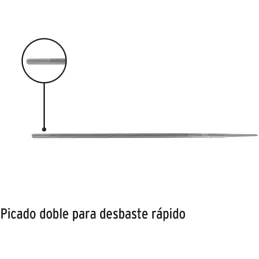 Limas Redonda para motosierra 8" Espesor 7/32", para afilado de cadena, LMO-7/32P 24492 Pretul Pretul-Limas Redonda para motosie