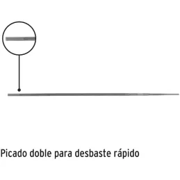 Limas Redonda para motosierra 8" Espesor 5/32", para afilado de cadena, LMO-5/32P 24490 Pretul Pretul-Limas Redonda para motosie