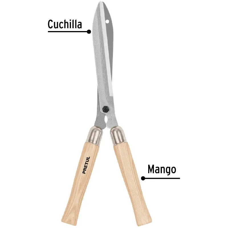 Tijera de Poda Economica 48cm, Mango de Madera, T-19P 23060 Pretul Pretul-Tijera de Poda Economica 48cm, Mango de Madera, T-19P 