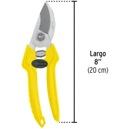 Tijera de Poda 8", cuchilla de paso, cuchilla en acero inoxidable, T-35P 23105 Pretul Pretul-Tijera de Poda 8", cuchilla de paso