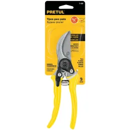 Tijera de Poda Ligera 8 1/2", cuchilla de paso, cuerpo de aluminio, en acero al alto carbono, T-45P 23103 Pretul Pretul-Tijera d