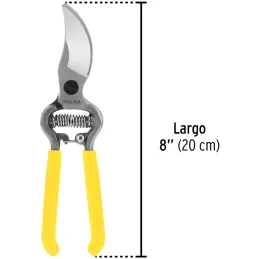 Tijera de Poda Forjada 8" cuchilla de paso, en acero al alto carbono, T-67P 23104 Pretul Pretul-Tijera de Poda Forjada 8" cuchil