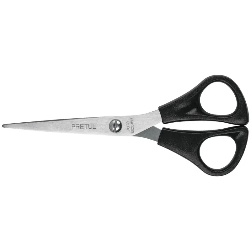 Tijeras para casa y Oficina 6", en acero Inoxidable, TINOX-6R 23187 Pretul Pretul-Tijeras para casa y Oficina 6", en acero Inoxi