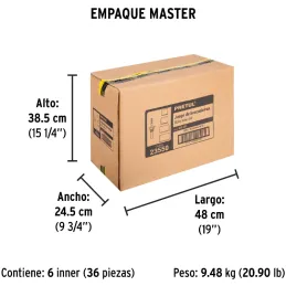 Juegos para instalar cerraduras, 5 piezas, para madera y aluminio, KIT-5P 23550 Pretul Pretul-Juegos para instalar cerraduras, 5