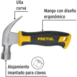 Martillos 10oz Cabeza Americana C23mm Ucurva MComfortGrip12cm Pretul 22291 Pretul-Martillos 10oz Cabeza Americana C23mm Ucurva M
