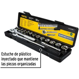 Juegos de herramientas 16 Piezas MM E1/2 EP Pretul 21174 Pretul-Juegos de herramientas 16 Piezas MM E1/2 EP Pretul 21174 Estuche