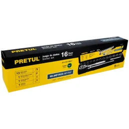 Juegos de herramientas 16 Piezas MM E1/2 EP Pretul 21174 Pretul-Juegos de herramientas 16 Piezas MM E1/2 EP Pretul 21174 Estuche