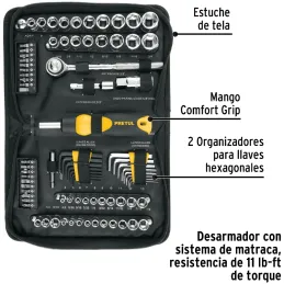 Juegos de herramientas 83 Piezas E1/4-3/8 EP Pretul 22984 Pretul-Juegos de herramientas 83 Piezas E1/4-3/8 EP Pretul 22984 Desar