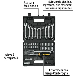 Juegos de herramientas 70 Piezas E1/4-3/8 MP Pretul 22981 Pretul-Juegos de herramientas 70 Piezas E1/4-3/8 MP Pretul 22981 Desar