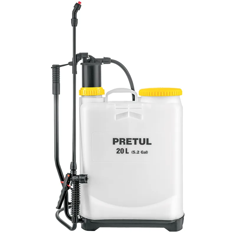 Fumigador de Mochila 20L Bombeo Lateral Pretul 24588 Pretul-Fumigador de Mochila 20L Bombeo Lateral Pretul 24588 Lanzas de polip