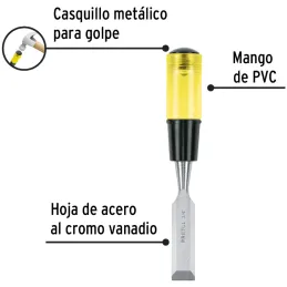 Formones 3/4", en acero al Carbono, FT-3/4 21662 Pretul Pretul-Formones 3/4", en acero al Carbono, FT-3/4 21662 Pretul Hoja de a