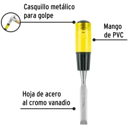 Formones 1/2", en acero al Carbono, FT-1/2 21656 Pretul Pretul-Formones 1/2", en acero al Carbono, FT-1/2 21656 Pretul Hoja de a