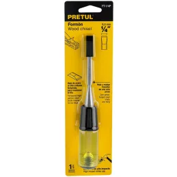 Formones 1/4", en acero al Carbono, FT-1/4 21650 Pretul Pretul-Formones 1/4", en acero al Carbono, FT-1/4 21650 Pretul Hoja de a