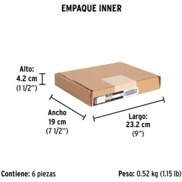Espatula Flexible 5", Hoja a todo lo largo del Mango para maxima Resistencia, ET-5F 20323 Pretul Pretul-Espatula Flexible 5", Ho