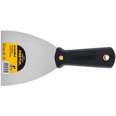 Espatula Flexible 4", Hoja a todo lo largo del Mango para maxima Resistencia, ET-4F 21517 Pretul Pretul-Espatula Flexible 4", Ho