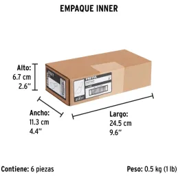 Espatula Flexible 4", Hoja a todo lo largo del Mango para maxima Resistencia, ET-4F 21517 Pretul Pretul-Espatula Flexible 4", Ho