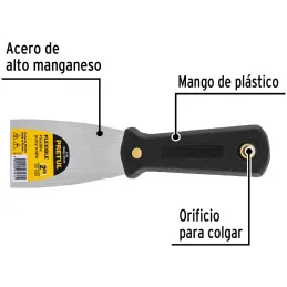 Espatula Flexible 2", Hoja a todo lo largo del Mango para maxima Resistencia, ET-2F 21515 Pretul Pretul-Espatula Flexible 2", Ho