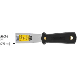 Espatula Flexible 1", Hoja a todo lo largo del Mango para maxima Resistencia, ET-1F 20322 Pretul Pretul-Espatula Flexible 1", Ho