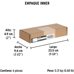 Espatula Flexible 1", Hoja a todo lo largo del Mango para maxima Resistencia, ET-1F 20322 Pretul Pretul-Espatula Flexible 1", Ho