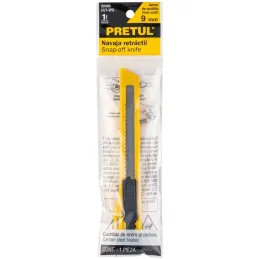 Cutter 5" 9mm Plastico Navaja de Acero, CUT-5PB 22403 Pretul Pretul-Cutter 5" 9mm Plastico Navaja de Acero, CUT-5PB 22403 Pretul