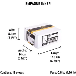 Cutter 6" 18mm con AlmaMetalica 1Navaja de Acero, Pretul CUT-6P 22396 Pretul-Cutter 6" 18mm con AlmaMetalica 1Navaja de Acero, P