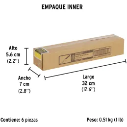 Cuchillo de Chef 6" mango de Madera, acero inoxidable, CUCH-M61 23080 Pretul Pretul-Cuchillo de Chef 6" mango de Madera, acero i