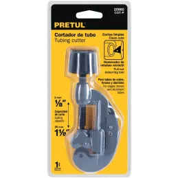 Cortador de Tubo de Cobre Apertura 1 1/8", Incluye Cuchilla de Repuesto, COT-P 20960 Pretul Pretul-Cortador de Tubo de Cobre Ape