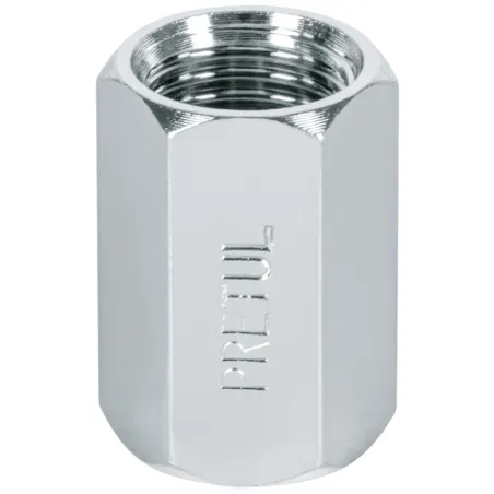 Acople Tipo FF Hembra a Hembra de Laton, Cuerda 1/4 NPT, COPLE-P 27027 Pretul Pretul-Acople Tipo FF Hembra a Hembra de Laton, Cu