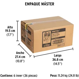 Juego de Acoples y Conectores de Acero Cromado 6 Piezas, Cuerda 1/4 NPT, CORAL-6P 27030 Pretul Pretul-Juego de Acoples y Conecto