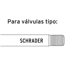 Inflador doble Cabeza Metalico, para llantas de Camion, 1/4 NPT, VAL-INF-1/4P 21694 Pretul Pretul-Inflador doble Cabeza Metalico