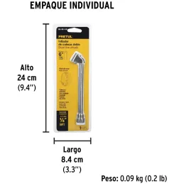 Inflador doble Cabeza Metalico, para llantas de Camion, 1/4 NPT, VAL-INF-1/4P 21694 Pretul Pretul-Inflador doble Cabeza Metalico