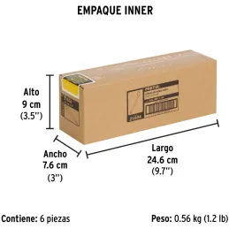 Inflador doble Cabeza Metalico, para llantas de Camion, 1/4 NPT, VAL-INF-1/4P 21694 Pretul Pretul-Inflador doble Cabeza Metalico