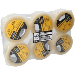 Cintas de Embalaje Transparente 48mm x150m Adhesivo acrilico E0.040mm Pretul 20527 Pretul-Cintas de Embalaje Transparente 48mm x