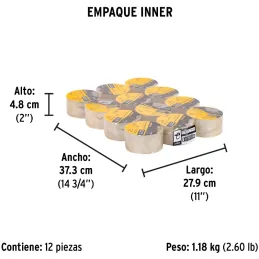 Cintas de Embalaje Transparente 48mm x40m Adhesivo acrilico E0.040mm Pretul 20525 Pretul-Cintas de Embalaje Transparente 48mm x4