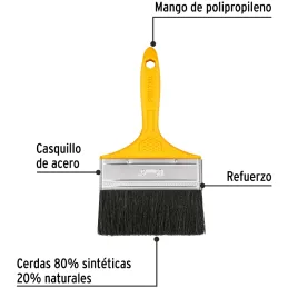 Brochas Profesionales 5" 53x16.6mm ResisteSolvente 21530 Pretul Pretul-Brochas Profesionales 5" 53x16.6mm ResisteSolvente 21530 