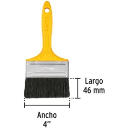 Brochas Profesionales 4" 46x16mm ResisteSolvente 21529 Pretul Pretul-Brochas Profesionales 4" 46x16mm ResisteSolvente 21529 Pret
