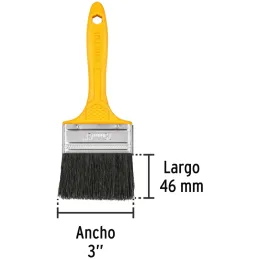 Brochas Profesionales 3" 46x13.7mm ResisteSolvente 21528 Pretul Pretul-Brochas Profesionales 3" 46x13.7mm ResisteSolvente 21528 