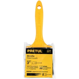 Brochas Profesionales 3" 46x13.7mm ResisteSolvente 21528 Pretul Pretul-Brochas Profesionales 3" 46x13.7mm ResisteSolvente 21528 