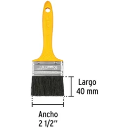 Brochas Profesionales 2 1/2" 40x11mm ResisteSolvente Pretul 21527 Pretul-Brochas Profesionales 2 1/2" 40x11mm ResisteSolvente Pr