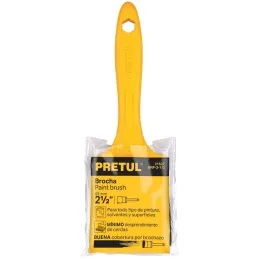 Brochas Profesionales 2 1/2" 40x11mm ResisteSolvente Pretul 21527 Pretul-Brochas Profesionales 2 1/2" 40x11mm ResisteSolvente Pr